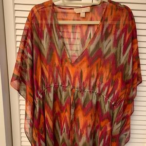 Michael Kors large/extra large sheer top